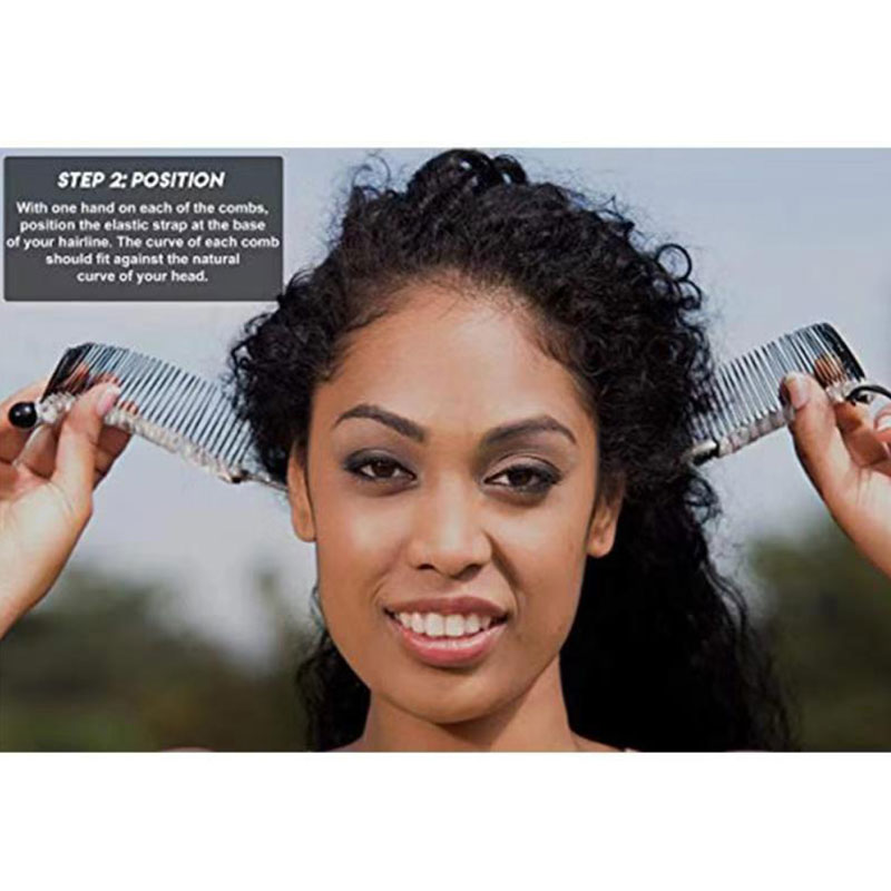 Banana Hair Clip Double Comb For Thick Curly Kinky Hair